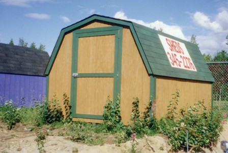 Alaskan barn style shed