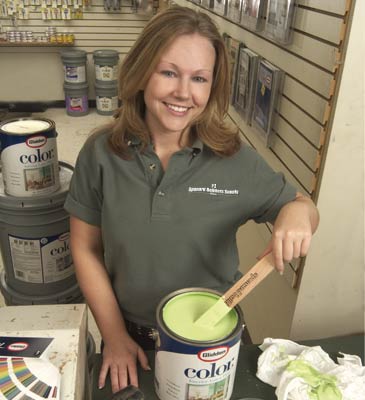 Builders painting supplies